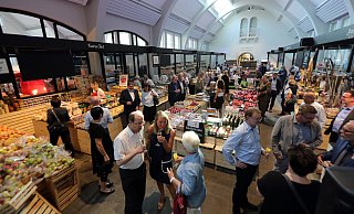 Die Markthalle in Herford ist am Freitagabend inoffiziell eröffnet worden. - Frank-Michael Kiel-Steinkamp Die Markthalle in Herford ist am Freitagabend inoffiziell eröffnet worden. - Frank-Michael Kiel-Steinkamp