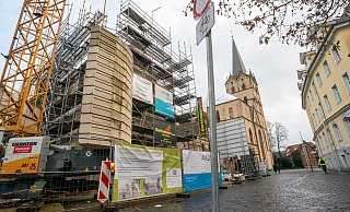 Die Bauarbeiten liegen laut Bürgermeister Tim Kähler im Zeitplan. - Ralf Bittner Die Bauarbeiten liegen laut Bürgermeister Tim Kähler im Zeitplan. - Ralf Bittner