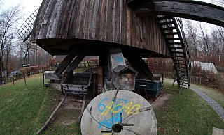 Diese Schmierereien fanden sich an der Bockwindmühle im Bauernhausmuseum. - Wolfgang Rudolf Diese Schmierereien fanden sich an der Bockwindmühle im Bauernhausmuseum. - Wolfgang Rudolf
