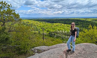 Laura Junklewitz bei ihrem Trip nach Kanada. - Privat Laura Junklewitz bei ihrem Trip nach Kanada. - Privat