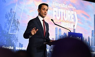 Der Premier von Queensland, David Crisafulli, erläuterte die umstrittenen Pläne. - Jono Searle/AAP/dpa Der Premier von Queensland, David Crisafulli, erläuterte die umstrittenen Pläne. - Jono Searle/AAP/dpa