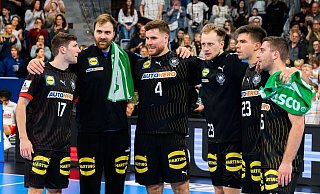 Die deutschen Handballer lieferten beim Sieg gegen die Schweiz einen starken Auftritt ab. - Marco Wolf/dpa Die deutschen Handballer lieferten beim Sieg gegen die Schweiz einen starken Auftritt ab. - Marco Wolf/dpa