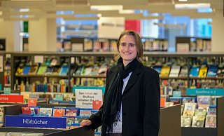 Katja Bartlakowski leitet seit Oktober 2019 die Stadtbibliothek. - Foto: Andreas Zobe/NW Katja Bartlakowski leitet seit Oktober 2019 die Stadtbibliothek. - Foto: Andreas Zobe/NW