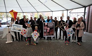 Voller Vorfreude: Organisatoren, Veranstalter, Ausrichter und Mitmacher des 70. Martinimarkts. - Hans Büttner Voller Vorfreude: Organisatoren, Veranstalter, Ausrichter und Mitmacher des 70. Martinimarkts. - Hans Büttner