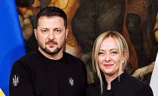Giorgia Meloni nennt Selenskyj «meinen Freund». - Roberto Monaldo/LaPresse via ZUMA Press/dpa Giorgia Meloni nennt Selenskyj «meinen Freund». - Roberto Monaldo/LaPresse via ZUMA Press/dpa