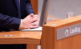 Im NRW-Landtag ist der Wahlkampf längst entbrannt. - picture alliance/dpa Im NRW-Landtag ist der Wahlkampf längst entbrannt. - picture alliance/dpa