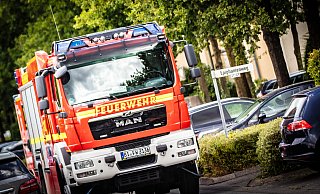 Am Epiphanienweg in Bielefeld hat es gebrannt. - Mike-Dennis Müller Am Epiphanienweg in Bielefeld hat es gebrannt. - Mike-Dennis Müller