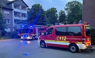 Verletzter bei Brand in Bielefeld. - Charlotte Mahncke Verletzter bei Brand in Bielefeld. - Charlotte Mahncke