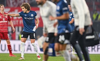 Mael Corboz, zum besten Drittligaspieler der vergangenen Saison gewählt, hat auch eine Klasse höhe sofort Fuß gefasst. - Teresa Kröger Mael Corboz, zum besten Drittligaspieler der vergangenen Saison gewählt, hat auch eine Klasse höhe sofort Fuß gefasst. - Teresa Kröger
