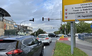 Die Ampel am Liboriberg ist auf LED-Betreib umgestellt worden. - Marc Schröder Die Ampel am Liboriberg ist auf LED-Betreib umgestellt worden. - Marc Schröder