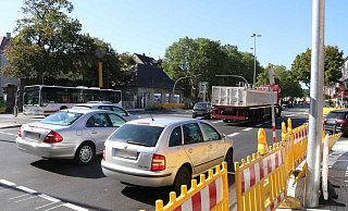 Ende der Umbausperrung: Das Neuhäuser Tor ist wieder normal befahrbar. - Holger Kosbab Ende der Umbausperrung: Das Neuhäuser Tor ist wieder normal befahrbar. - Holger Kosbab
