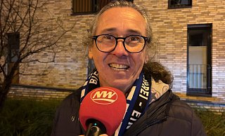 Nach dem Spiel waren die Arminia-Anhänger glücklich mit dem Auftritt ihrer Mannschaft. - Jan Husmann Nach dem Spiel waren die Arminia-Anhänger glücklich mit dem Auftritt ihrer Mannschaft. - Jan Husmann