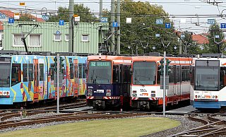 An der Detmolder Straße hat es einen Unfall mit einer Stadtbahn gegeben. - Themenfoto: Wolfgang Rudolf An der Detmolder Straße hat es einen Unfall mit einer Stadtbahn gegeben. - Themenfoto: Wolfgang Rudolf