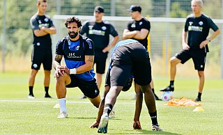 Adriano Grimaldi wechselte aus Saarbrücken nach Paderborn und ist mit 32 Jahren nun der älteste SCP-Spieler. - Besim Mazhiqi Adriano Grimaldi wechselte aus Saarbrücken nach Paderborn und ist mit 32 Jahren nun der älteste SCP-Spieler. - Besim Mazhiqi