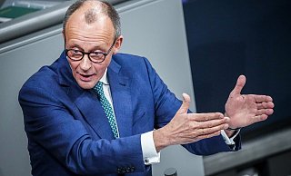 CDU-Chef Friedrich Merz hat kürzlich betont, sich von Sahra Wagenknecht nicht am Nasenring durch die Manege ziehen lassen zu wollen. - Kay Nietfeld/dpa CDU-Chef Friedrich Merz hat kürzlich betont, sich von Sahra Wagenknecht nicht am Nasenring durch die Manege ziehen lassen zu wollen. - Kay Nietfeld/dpa