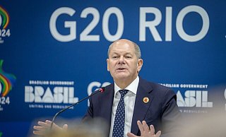 Kanzler Scholz hat schon vor mehr als einem Jahr Nein zu Taurus gesagt. Trotzdem wird ihm die Frage immer wieder gestellt - Kay Nietfeld/dpa Kanzler Scholz hat schon vor mehr als einem Jahr Nein zu Taurus gesagt. Trotzdem wird ihm die Frage immer wieder gestellt - Kay Nietfeld/dpa