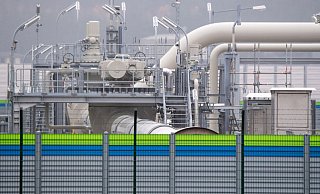 Rohrsysteme der Ostseepipeline Nord Stream 2, mit der Gas aus Russland nach Deutschland kommen soll. - Foto: Stefan Sauer/dpa Rohrsysteme der Ostseepipeline Nord Stream 2, mit der Gas aus Russland nach Deutschland kommen soll. - Foto: Stefan Sauer/dpa