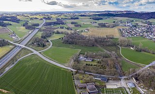 Die A33 führt nah am Haller Ortsteil Hesseln entlang, wo die Menschen unter ihrem Lärm leiden. - Ulrich Fälker Die A33 führt nah am Haller Ortsteil Hesseln entlang, wo die Menschen unter ihrem Lärm leiden. - Ulrich Fälker