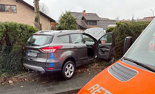 Der Unfall ereignet sich kurz vor dem Kreisverkehr in Kirchborchen. - Ralph Meyer Der Unfall ereignet sich kurz vor dem Kreisverkehr in Kirchborchen. - Ralph Meyer