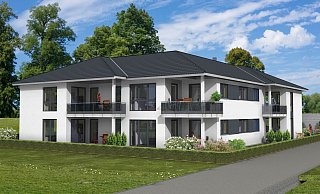 Hier ist der Entwurf der Firma Schweneker für das Mehrfamilienhaus zu sehen. - Dirk Windmöller Hier ist der Entwurf der Firma Schweneker für das Mehrfamilienhaus zu sehen. - Dirk Windmöller