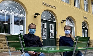 Ulrich Zucht und Anna Sümening von der Bürgerinitiative Bürgerwache e.V. - Heimo Stefula Ulrich Zucht und Anna Sümening von der Bürgerinitiative Bürgerwache e.V. - Heimo Stefula