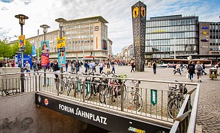 Die Bielefelder sind skeptisch: Ein Fahrradparkhaus unter dem Jahnplatz ist für viele kein Muss. - Mike-Dennis Mller / www.mdm.photo Die Bielefelder sind skeptisch: Ein Fahrradparkhaus unter dem Jahnplatz ist für viele kein Muss. - Mike-Dennis Mller / www.mdm.photo