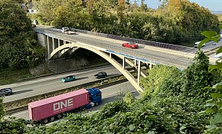 Die Lämershagener Brücke über die A2 kommt in der Bewertung der Bundesanstalt für Straßenwesen besonders schlecht weg. - Peter Unger Die Lämershagener Brücke über die A2 kommt in der Bewertung der Bundesanstalt für Straßenwesen besonders schlecht weg. - Peter Unger