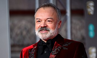 Moderator Graham Norton wird das Publikum durchs Finale des ESC führen. - Matt Crossick/PA Wire/dpa Moderator Graham Norton wird das Publikum durchs Finale des ESC führen. - Matt Crossick/PA Wire/dpa
