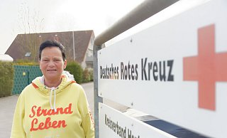 Sabine Pellmann leitet die DRK-Kita Sonnenland in Spenge. Und sie freut sich sehr, dass "Ihre" Kinder wieder da sind. - Andreas Sundermeier Sabine Pellmann leitet die DRK-Kita Sonnenland in Spenge. Und sie freut sich sehr, dass "Ihre" Kinder wieder da sind. - Andreas Sundermeier