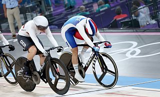 Emma Hinze verpasst eine Medaille im Keirin. - Jan Woitas/dpa Emma Hinze verpasst eine Medaille im Keirin. - Jan Woitas/dpa