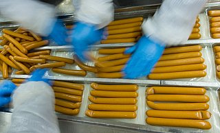 Der Kreis Gütersloh ist Hochburg der Fleischproduktion in Deutschland. - picture alliance / dpa / Symbolbild Der Kreis Gütersloh ist Hochburg der Fleischproduktion in Deutschland. - picture alliance / dpa / Symbolbild