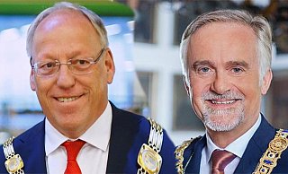 Die Oberbürgermeister beziehen Stellung: Pit Clausen (Bielefeld, SPD) und Wolfgang Griesert (Osnabrück, CDU), bewerten die neue A 33-Trasse grundsätzlich positiv. - Stadt Osnabrück, Reuters Die Oberbürgermeister beziehen Stellung: Pit Clausen (Bielefeld, SPD) und Wolfgang Griesert (Osnabrück, CDU), bewerten die neue A 33-Trasse grundsätzlich positiv. - Stadt Osnabrück, Reuters