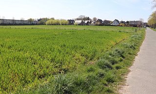 38.190 Quadratmeter misst die bislang landwirtschaftlich genutzte Fläche zwischen der A2 und der Straße Dianalust, die zu einem Baugebiet werden soll. - Marion Pokorra-Brockschmidt 38.190 Quadratmeter misst die bislang landwirtschaftlich genutzte Fläche zwischen der A2 und der Straße Dianalust, die zu einem Baugebiet werden soll. - Marion Pokorra-Brockschmidt