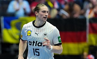 Juri Knorr steht dem DHB-Team gegen die Schweiz wohl zur Verfügung. - Sören Stache/dpa Juri Knorr steht dem DHB-Team gegen die Schweiz wohl zur Verfügung. - Sören Stache/dpa