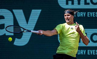 Alexander Zverev hat den Einzug ins Halle-Finale verpasst. - David Inderlied/dpa Alexander Zverev hat den Einzug ins Halle-Finale verpasst. - David Inderlied/dpa