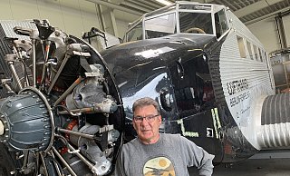 Peter Sprockhoff ist Vorstandsmitglied im Quax-Verein. Für die Quaxe war es ein großer Coup, dass die Ju 52 nach Ahden kam. - Jens Reddeker Peter Sprockhoff ist Vorstandsmitglied im Quax-Verein. Für die Quaxe war es ein großer Coup, dass die Ju 52 nach Ahden kam. - Jens Reddeker