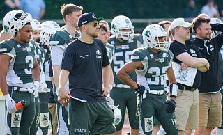 Die Bulldogs-Headcoaches Felix Gorny und das Team haben intensiv mit dem Team gearbeitet. - Andreas Zobe Die Bulldogs-Headcoaches Felix Gorny und das Team haben intensiv mit dem Team gearbeitet. - Andreas Zobe