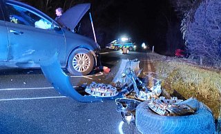 Der Unfall wurde durch ein Überholmanöver ausgelöst. - Svenja Ludwig Der Unfall wurde durch ein Überholmanöver ausgelöst. - Svenja Ludwig