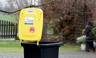 Ab dem 25. Oktober bekommen die erste Haushalte in Gütersloh die gelben Tonnen. Die Verteilung dauert allerdings voraussichtlich bis Mitte Dezember. - Symbolfoto/Jürgen Krüger Ab dem 25. Oktober bekommen die erste Haushalte in Gütersloh die gelben Tonnen. Die Verteilung dauert allerdings voraussichtlich bis Mitte Dezember. - Symbolfoto/Jürgen Krüger