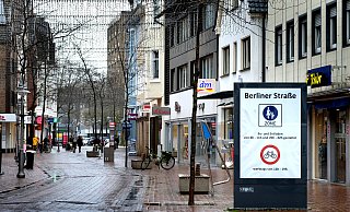 An fünf Zugängen soll die Fußgängerzone Berliner Straße samt Berliner Platz besser vor Terroranschläge geschützt werden. - Andreas Frücht An fünf Zugängen soll die Fußgängerzone Berliner Straße samt Berliner Platz besser vor Terroranschläge geschützt werden. - Andreas Frücht