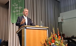 Am Tag des Landvolks zu Libori spricht Günther Felßner, Präsident des Bayerischen Bauernverbands, in Paderborn über die Zukunft der Landwirte. - Henrike Buschmann Am Tag des Landvolks zu Libori spricht Günther Felßner, Präsident des Bayerischen Bauernverbands, in Paderborn über die Zukunft der Landwirte. - Henrike Buschmann
