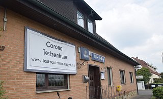 Der "Alte Dorfkrug" ist inzwischen Geschichte. Heute ist hier eine Corona-Teststelle. - Mareike Patock Der "Alte Dorfkrug" ist inzwischen Geschichte. Heute ist hier eine Corona-Teststelle. - Mareike Patock