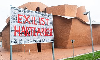 Die aktuelle Ausstellung im Marta beschäftigt sich mit Kunst, Migration und Protest. - Ralf Bittner Die aktuelle Ausstellung im Marta beschäftigt sich mit Kunst, Migration und Protest. - Ralf Bittner