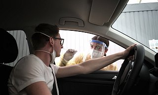 Wegen des Sturms bleiben die Testzentren geschlossen. - Thorsten Ulonska Wegen des Sturms bleiben die Testzentren geschlossen. - Thorsten Ulonska