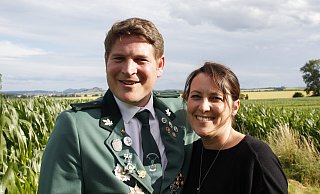 Der Willebadessener Bürgermeister Nicolas Aisch ist neuer König in Eissen und wird mit seiner Frau Michaelar regieren. - Schützen Der Willebadessener Bürgermeister Nicolas Aisch ist neuer König in Eissen und wird mit seiner Frau Michaelar regieren. - Schützen
