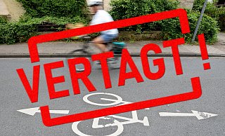 Über die Einrichtung einer Fahrradstraße oder wenigstens einer Teststrecke wurde viel diskutiert. Jetzt geht die Debatte wieder von vorne los - im Beirat Radverkehr. - Oliver Krato/Felix Eisele Über die Einrichtung einer Fahrradstraße oder wenigstens einer Teststrecke wurde viel diskutiert. Jetzt geht die Debatte wieder von vorne los - im Beirat Radverkehr. - Oliver Krato/Felix Eisele