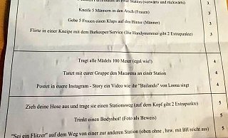 2021 waren die Aufgaben der WiWi-Fachschaft fast identisch mit den aktuellen, 2013 waren sie nicht viel anders. Damals wurden aber noch keine Instagram- und Handyvideos als Beweis verlangt. - Leserfoto 2021 waren die Aufgaben der WiWi-Fachschaft fast identisch mit den aktuellen, 2013 waren sie nicht viel anders. Damals wurden aber noch keine Instagram- und Handyvideos als Beweis verlangt. - Leserfoto