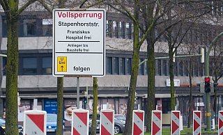 Die Baustelle an der Stapenhorststraße dauert noch ein bisschen. - Andreas Zobe Die Baustelle an der Stapenhorststraße dauert noch ein bisschen. - Andreas Zobe