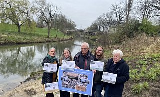 Maren Werner (v.l.), Sonja Voss, Wolfhard Jording, Mathis Nolte und Dieter Kloss stellen das neue Angebot vor. - Dirk Windmöller Maren Werner (v.l.), Sonja Voss, Wolfhard Jording, Mathis Nolte und Dieter Kloss stellen das neue Angebot vor. - Dirk Windmöller