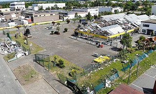 Das Gartencenter Brixius Senefelder Straße Paderborn nach dem Tornado. - Jens Reddeker Das Gartencenter Brixius Senefelder Straße Paderborn nach dem Tornado. - Jens Reddeker